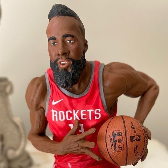 Houston Rockets NBA 2018 James Harden #13 Action Figure by TMP Int’l.Inc. - Picture 5 of 11